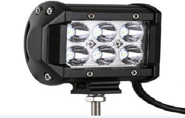 Балка фара светодиодная 6LED size 2525 Spot (дальний) 10-30V 90*80*65мм 18Вт