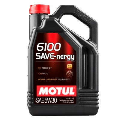 MOTUL 6100 SAVE-NERGY 5W30 4л (синт)  A5/B5,913D,JAGUAR LAND ROVER