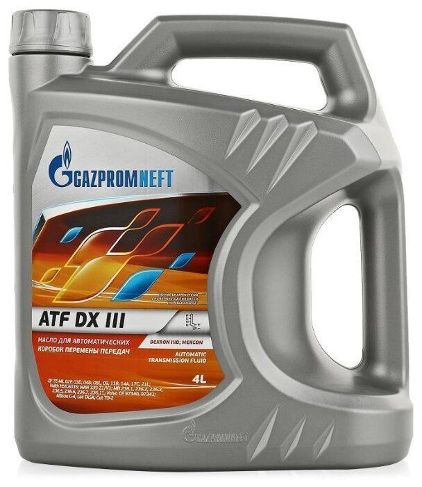 Трансмиссионное масло Газпромнефть ATF DX III 4л