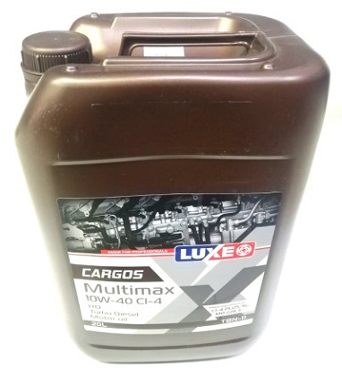 LUXE CARGOS MULTIMAX HD TURBO DIESEL 15W40 CI-4 20л