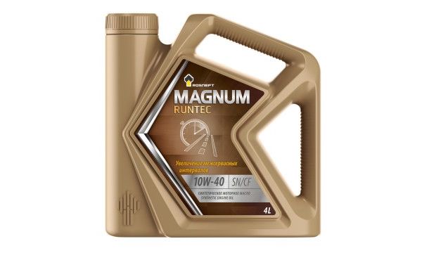 РОСНЕФТЬ Magnum Runtec 10w40 4л (синт)