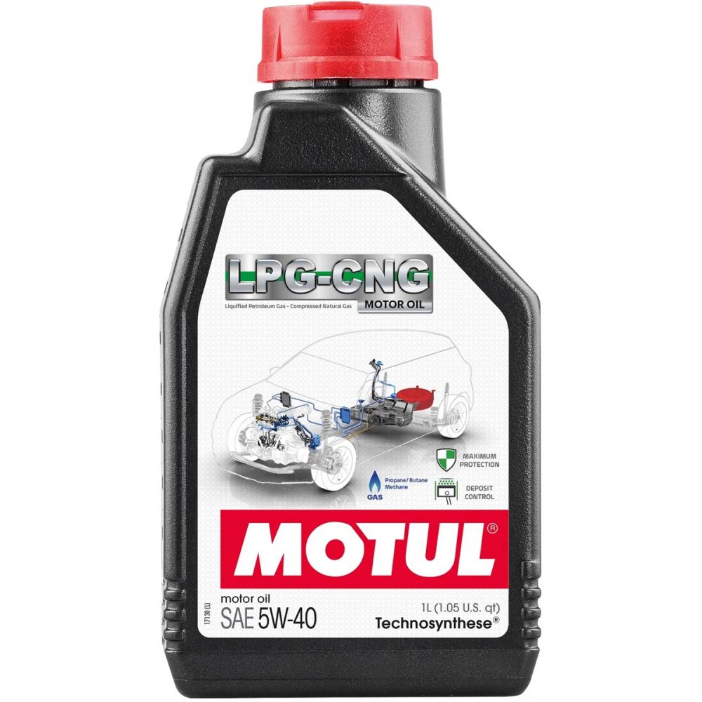 MOTUL LPG/CNG 5W40 1л (для двигателей, работающих на ГАЗУ)