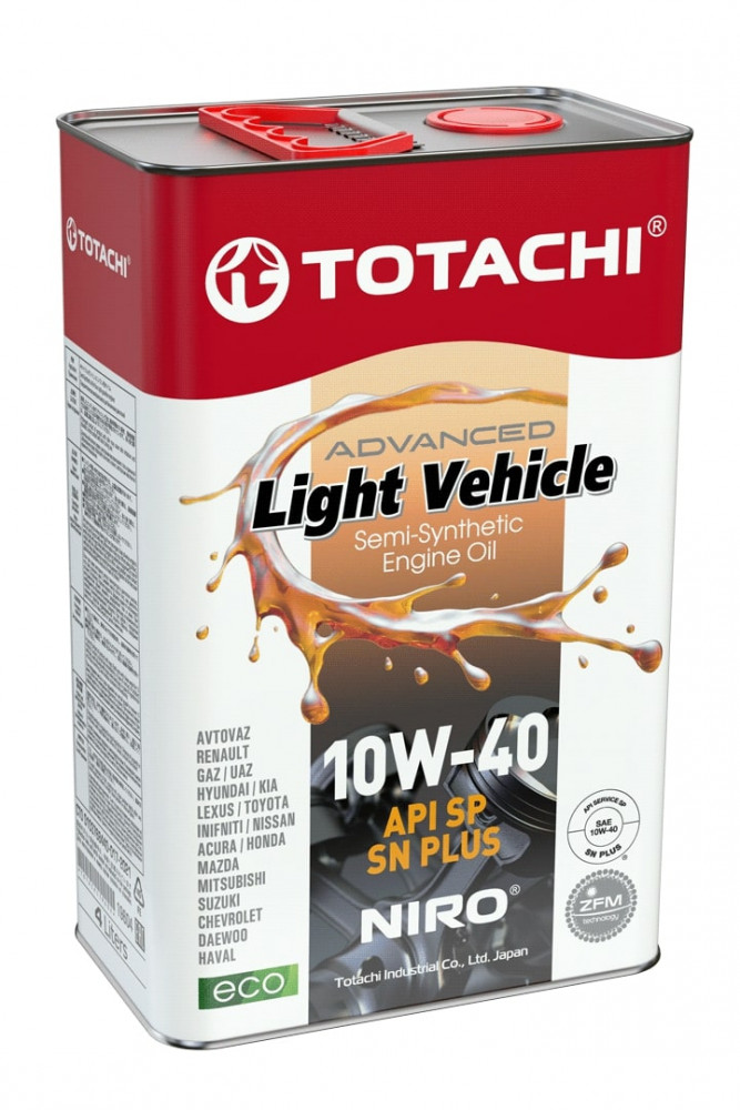 TOTACHI NIRO  LV  Semi-Synthetic  SN/CF   10W40     4л