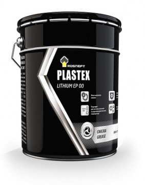 Смазка пластичная Роснефть PLASTEX LITHIUM EP 00, ведро 20л