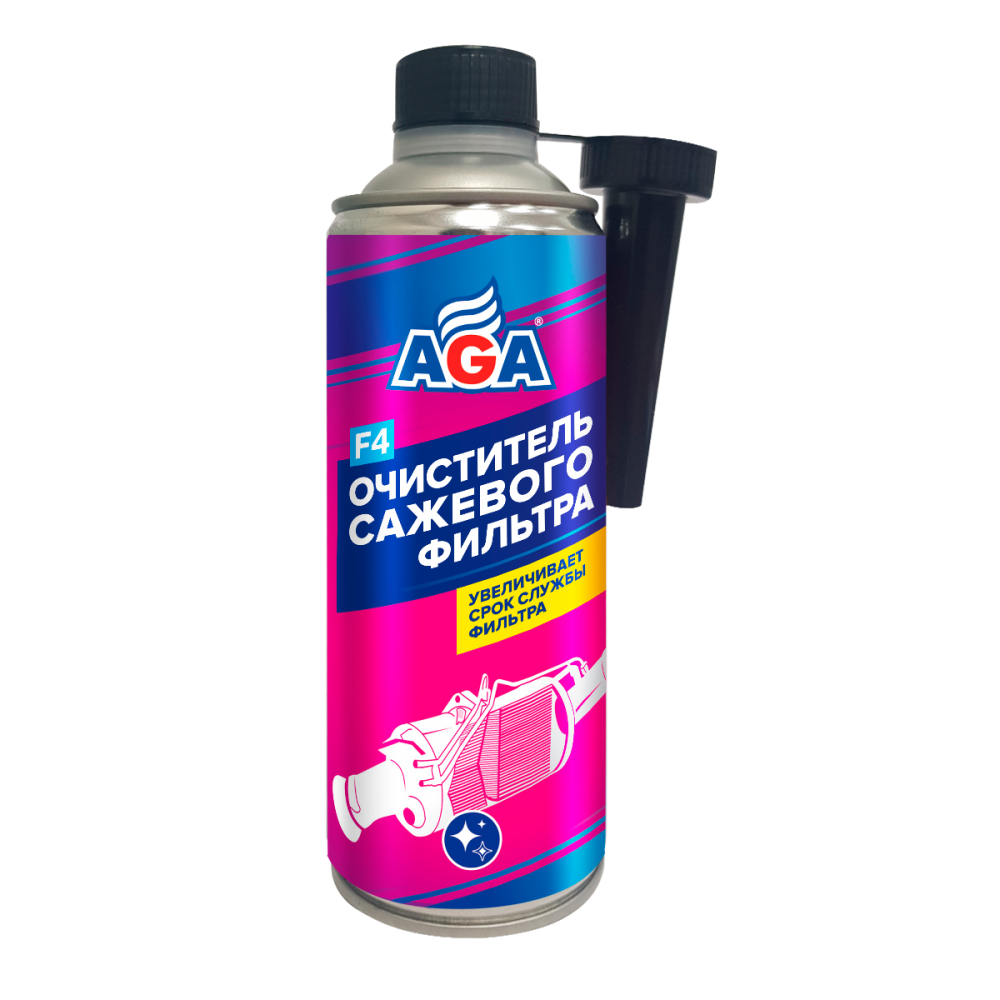 Очиститель сажевого фильтра AGA-F4 355мл AGA-804F