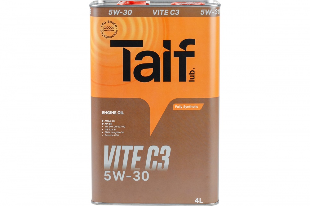 TAIF VITE 5W30 4л (синт) API: SN ACEA: C3