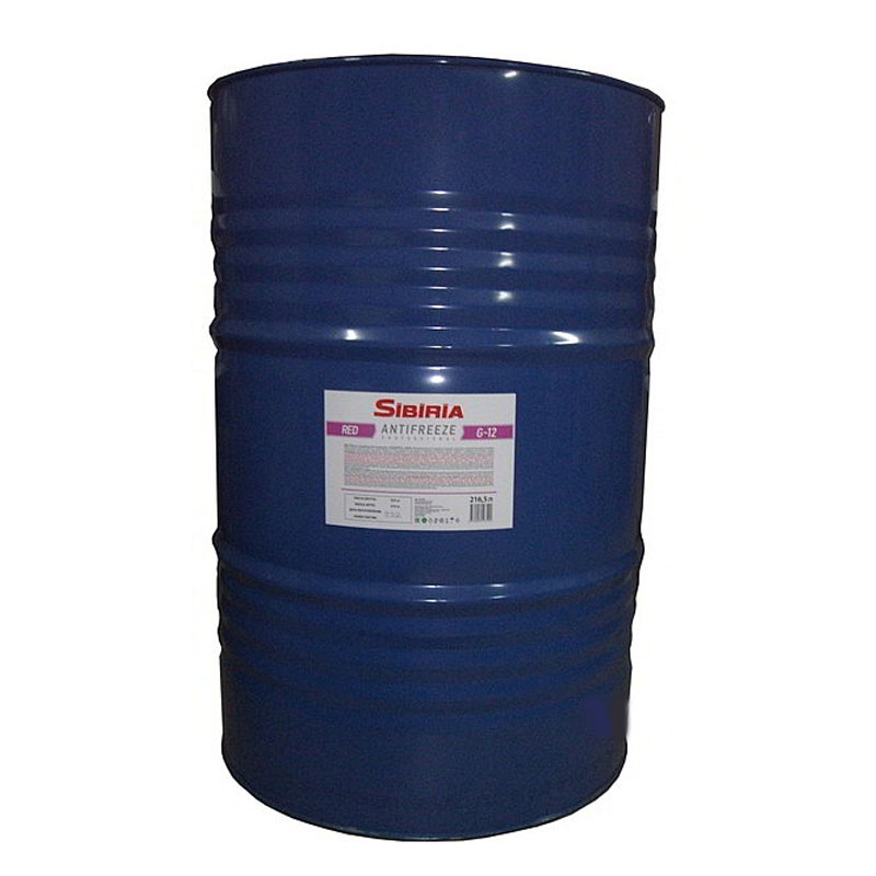 Антифриз Sibiria G-12 210кг (красный)