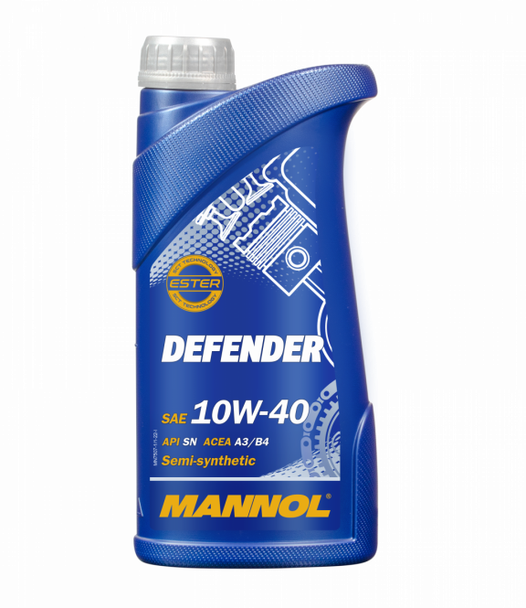MANNOL Defender 10W40 п/синт 1л