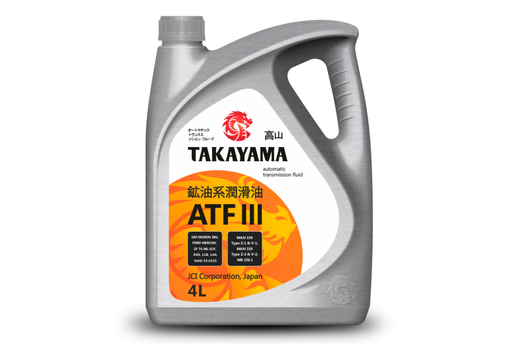 TAKAYAMA ATF III 4л (пластик)
