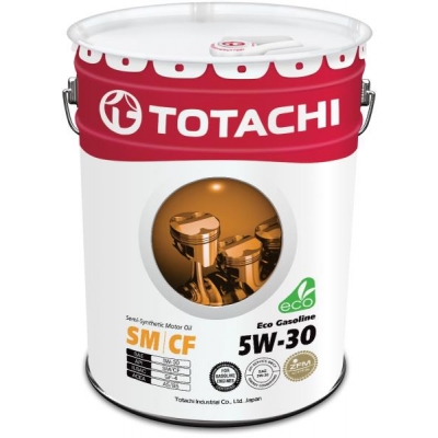 TOTACHI Eco Gasoline Semi-Synthetic SM/CF 5W30 20л